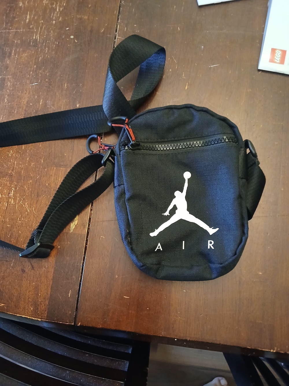 Jordan Black AIR Logo Crossbody Belt Bag